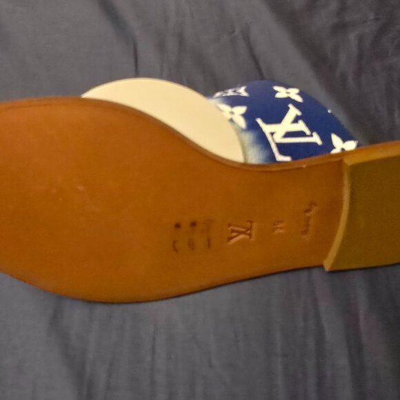 Louis Vuitton Escale Palma Sandals 39 Blue Gradient - Picture 3 of 3